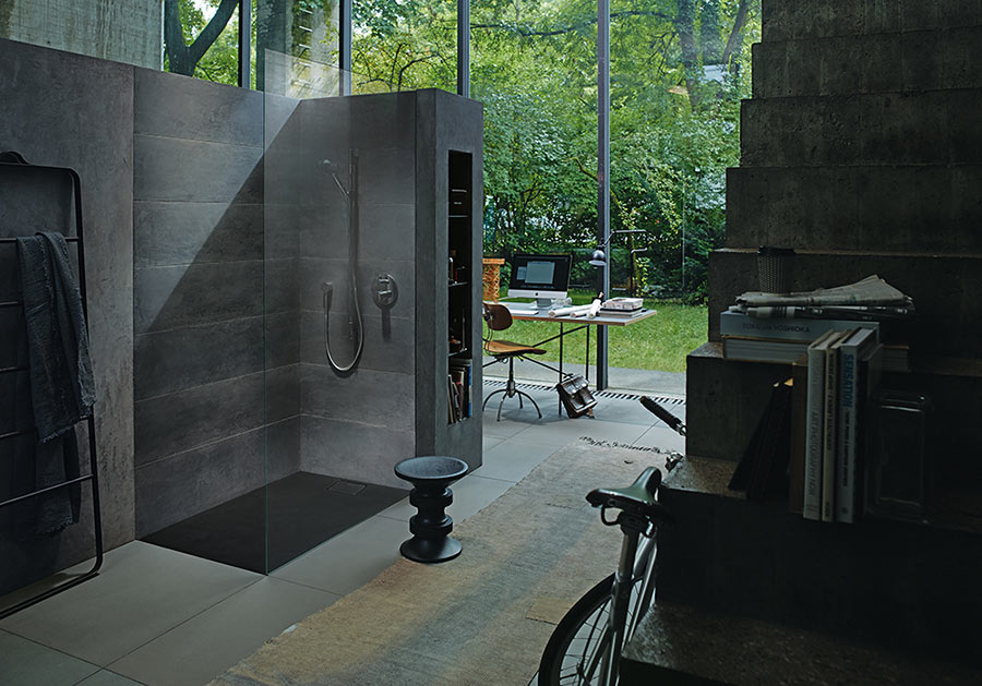 Duravit presenta la sua zona doccia ideale, uno spazio ampio e alla moda