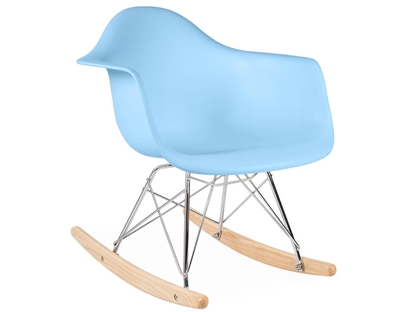 Eames rocking chair RAR bambino - Blu